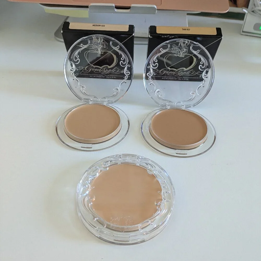 🌸 KVD Good Apple Skin-Perfecting Foundation Balm NIB Light, Medium & Tan Shades